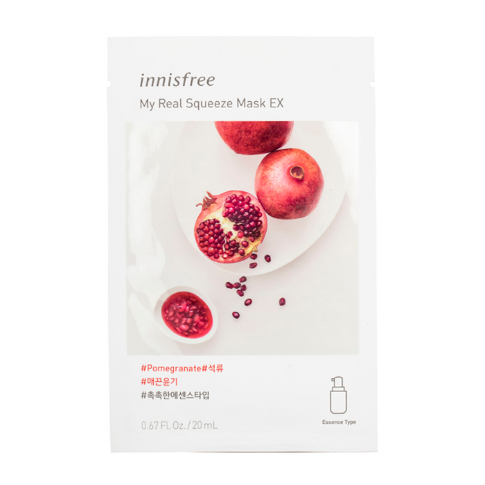 Innisfree - My Real Squeeze Masks EX - Pomegranate