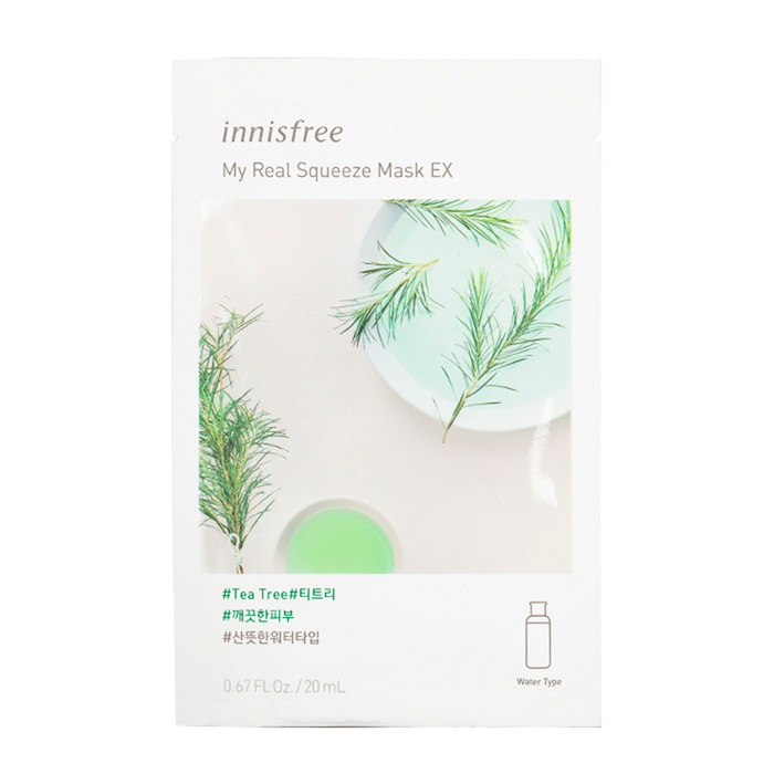 Innisfree - My Real Squeeze Masks EX - Tea Tree