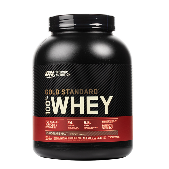 Optimum Nutrition - Gold Standard 100% Whey Protein - 5LB - Chocolate Malt