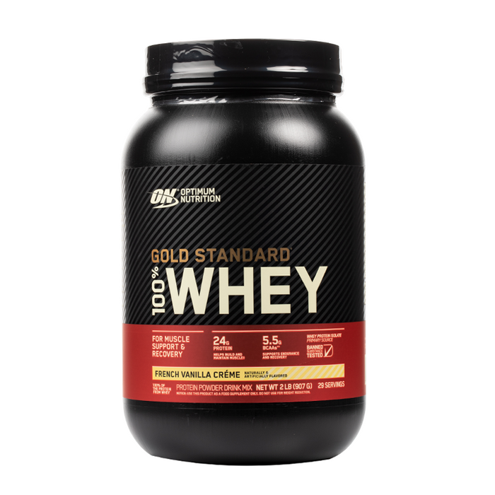 Optimum Nutrition - Gold Standard 100% Whey Protein - 2LB - French Vanilla Creme