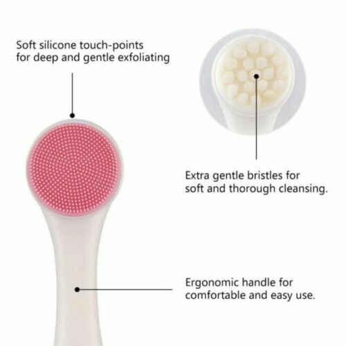 Double-sided Silicone Facial Cleansing Brush