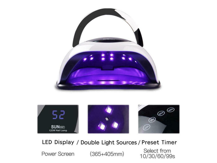 SUN BQ5T 120W LED UV Nail Dryer Gel Lamp