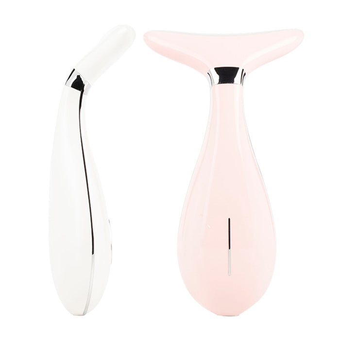 LED Neck Care Vibration Heating Massager - Side and Back View