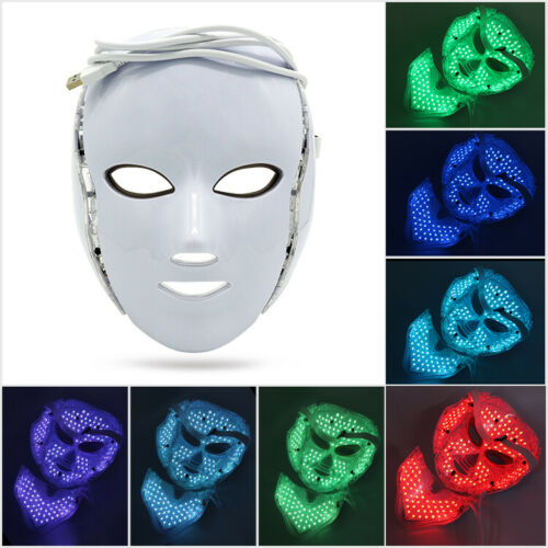 7 Color LED Light Photon Therapy Face & Neck Mask