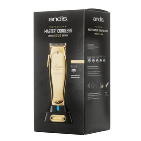 Andis - Master Cordless Limited Edition Gold Clipper - Box Front