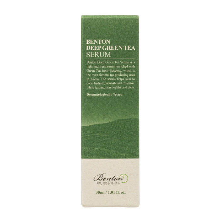 Benton - Deep Green Tea Serum - Box Front