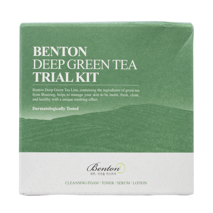Benton - Deep Green Tea Trial Kit - Box Front