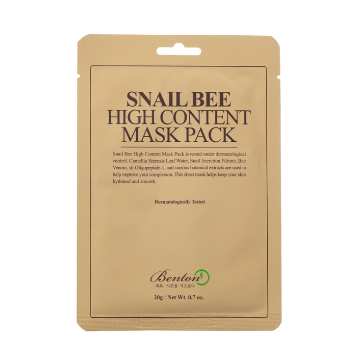 Benton - Snail Bee - High Content Mask Pack - Front