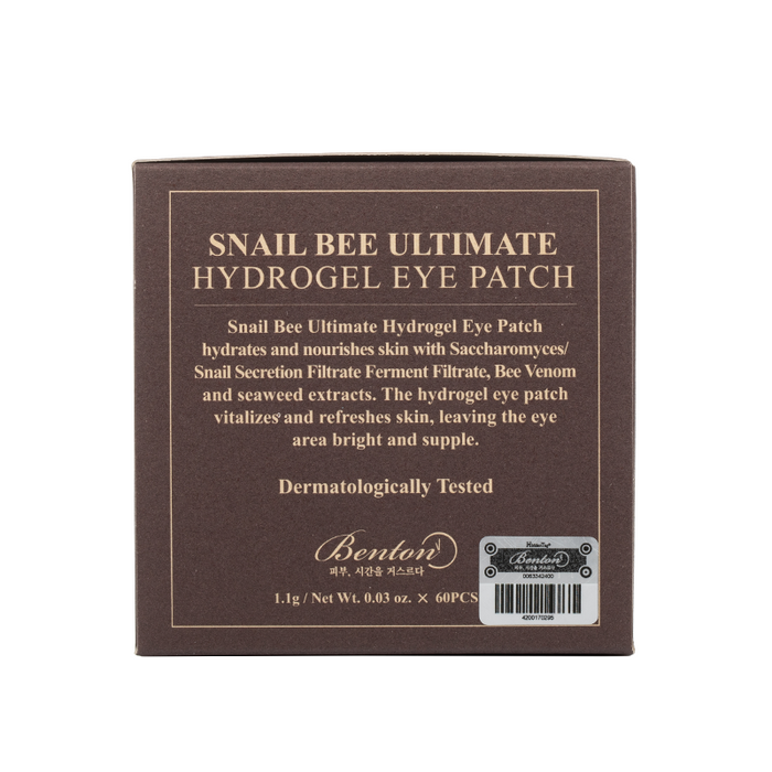 Benton - Snail Bee Ultimate Hydrogel Eye Patch - Box Front