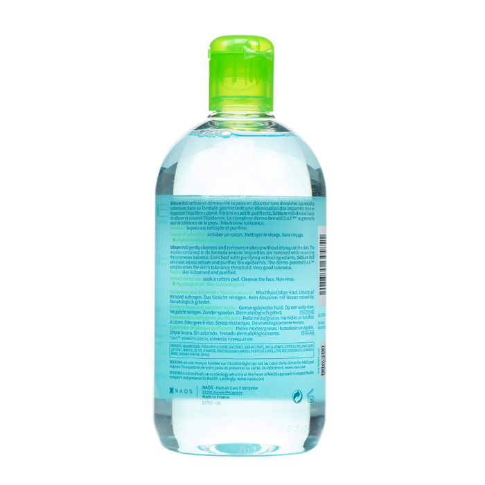 Bioderma - Sebium H2O Micellar Water - Back