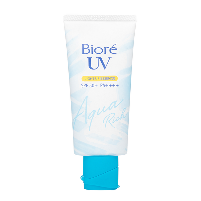 Biore - UV Aqua Rich Light Up Essence Sunscreen - Front