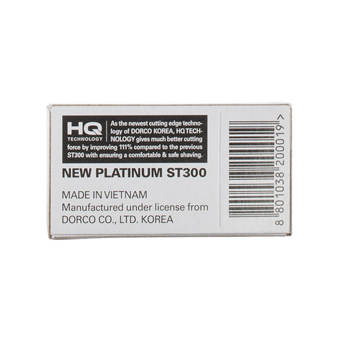Dorco - Stainless Blades - Box Back