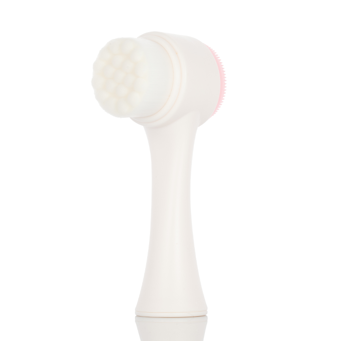 Double Side 2 Colors Silicone Facial Cleansing Brush - Front Side View