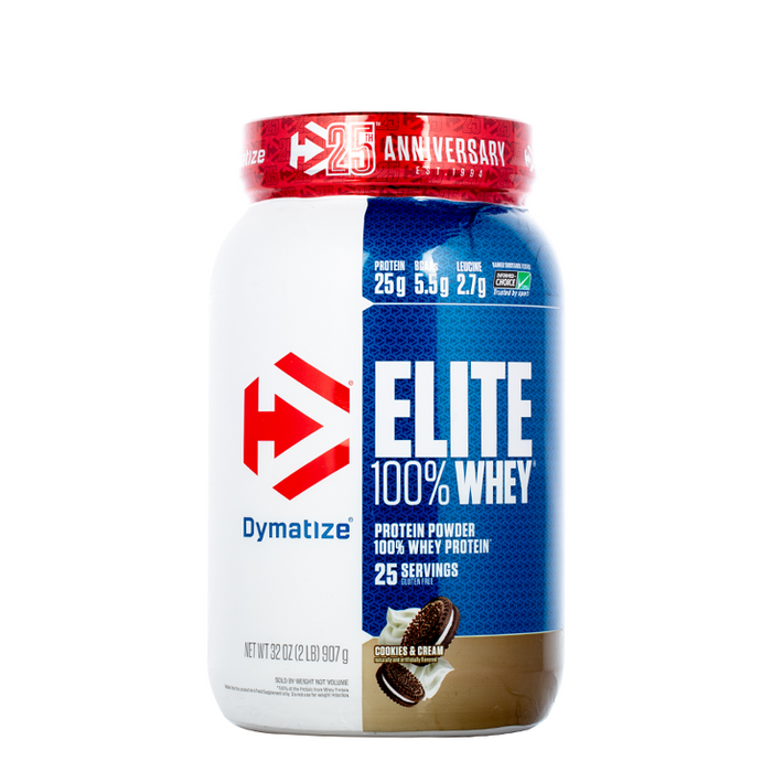 Dymatize - Elite 100% Whey Protein - 2Lb - Cookies & Cream