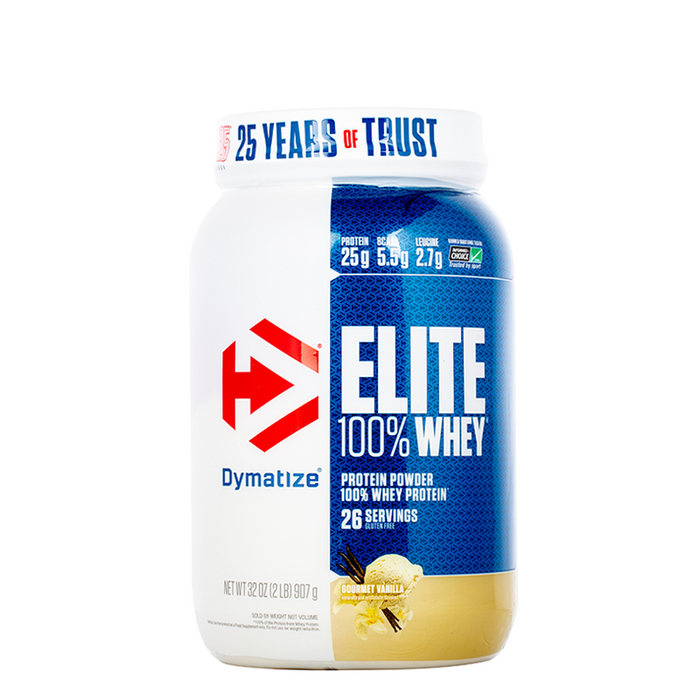 Dymatize - Elite 100% Whey Protein - 2Lb - Gourmet Vanilla