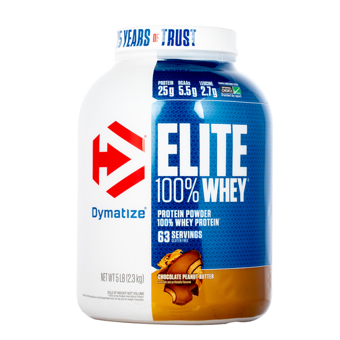 Dymatize - Elite 100% Whey Protein - 5Lb - Chocolate Peanut Butter
