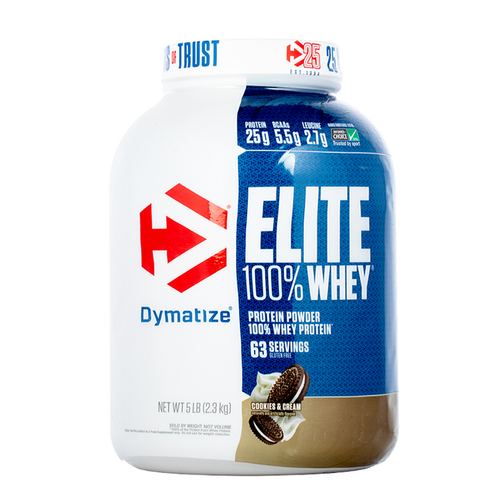 Dymatize - Elite 100% Whey Protein - 5Lb - Cookies & Cream