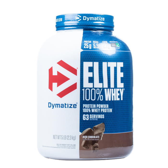 Dymatize - Elite 100% Whey Protein - 5LB - Rich Chocolate
