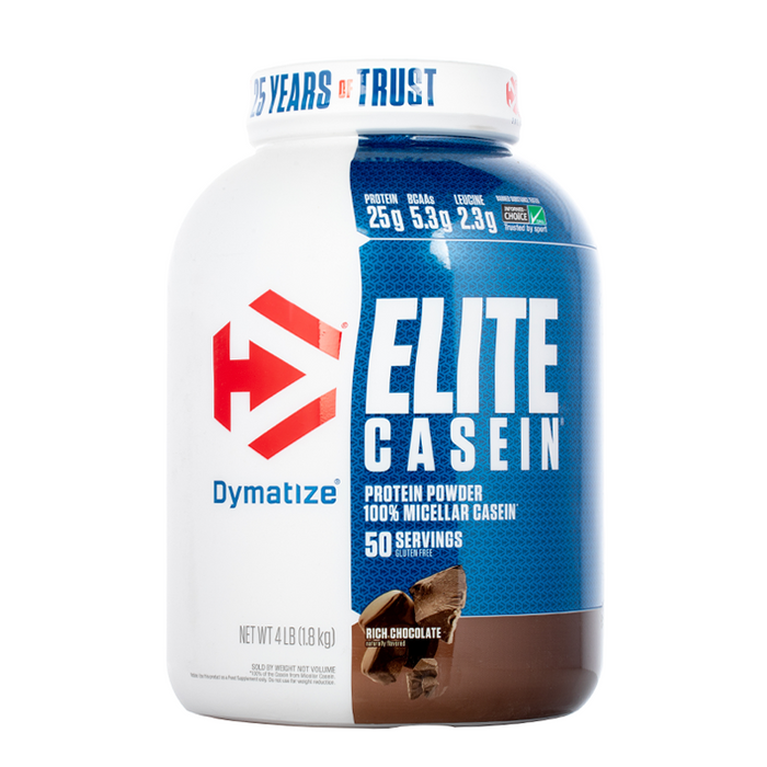 Dymatize - Elite Casein Protein Powder - 4Lb - Rich Chocolate