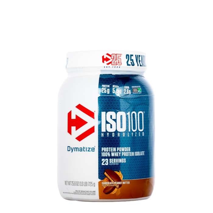 Dymatize - ISO 100 Hydrolyzed Whey Protein Isolate - 1.6Lb - Chocolate Peanut Butter
