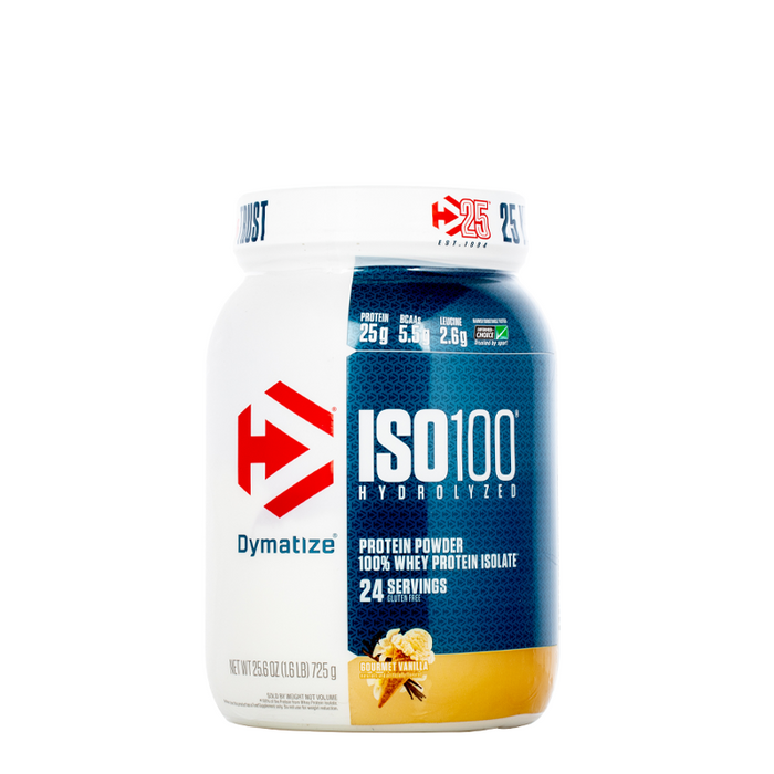 Dymatize - ISO 100 Hydrolyzed Whey Protein Isolate - 1.6Lb - Gourmet Vanilla