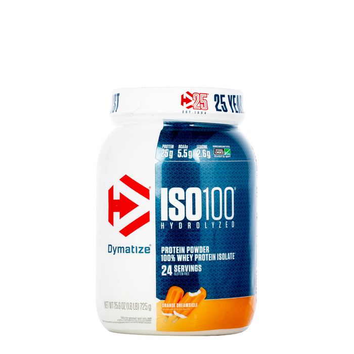 Dymatize - ISO 100 Hydrolyzed Whey Protein Isolate - 1.6Lb - Orange Dreamsicle