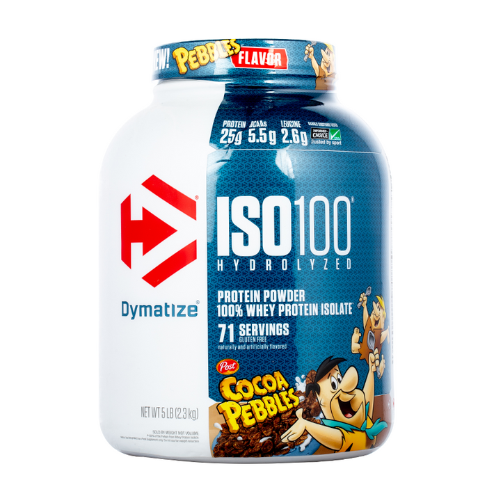 Dymatize - ISO 100 Hydrolyzed Whey Protein Isolate - 5Lb - Cocoa Pebbles