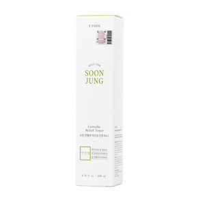 Etude House - Soon Jung Centella Relief Toner - Box Front