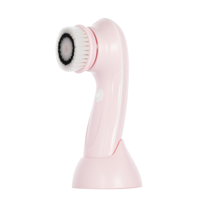 3-in-1 Rechargeable Electric Facial Cleansing Brush Pink