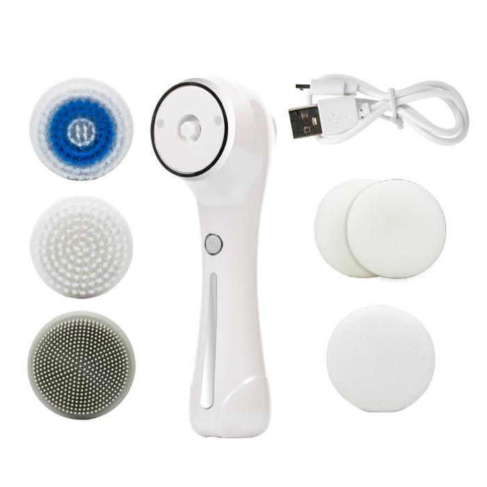 Facial Cleansing Brush and EMS Massager - Package Contents