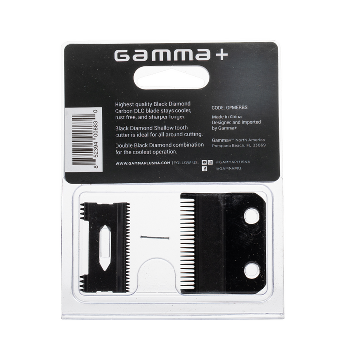 Gamma - Shallow Tooth Clipper Blade - Back