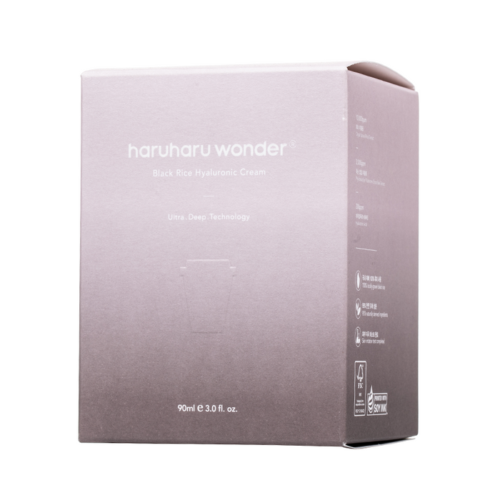 Haruharu WONDER - Black Rice Hyaluronic Cream - Box Front