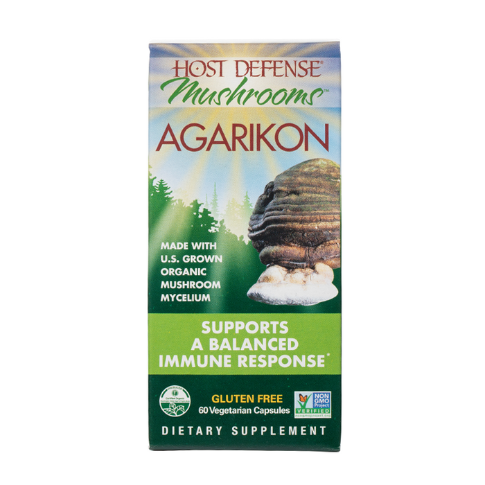 Host Defense - Mushrooms - Capsules - Agarikon - Box Front