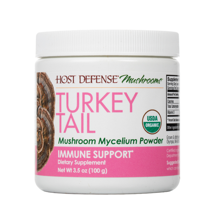 Host Defense - Mushrooms - Powder - Turkey Tail - Front