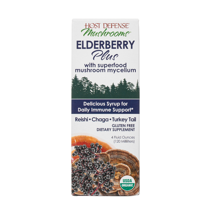 Host Defense - Elderberry Plus Syrup - Box Front