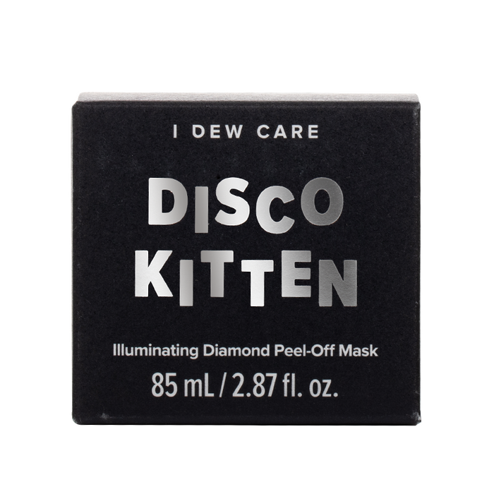 I Dew Care - Disco Kitten Illuminating Diamond Peel-Off Mask - Box Front