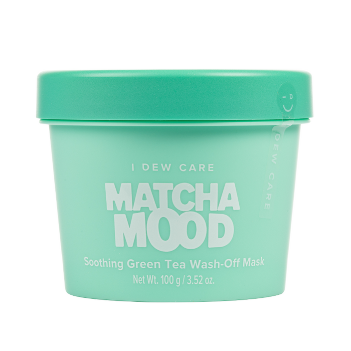 I DEW Care - Matcha Mood Soothing Green Tea Wash-Off Mask - Front