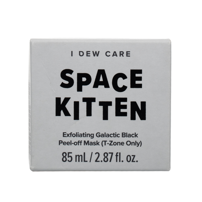 I Dew Care - Space Kitten - Exfoliating Galactic Black Peel Off Mask - Box Front