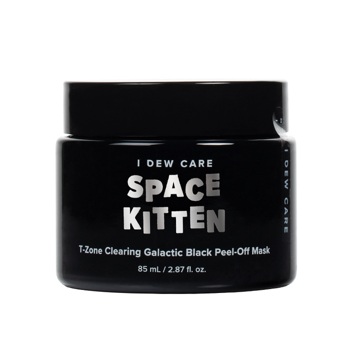 I Dew Care - Space Kitten - Exfoliating Galactic Black Peel Off Mask - Front