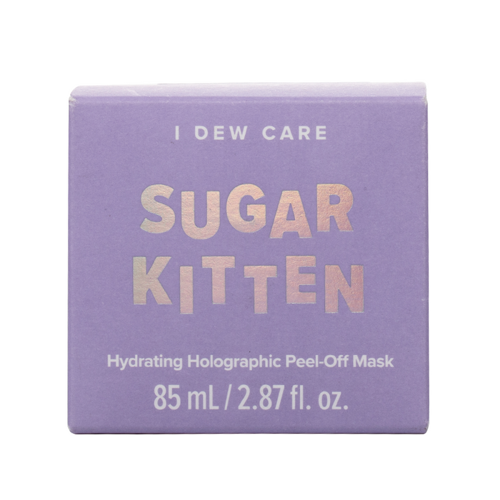 I Dew Care - Sugar Kitten - Hydrating Holographic Peel Off Mask - Box Front