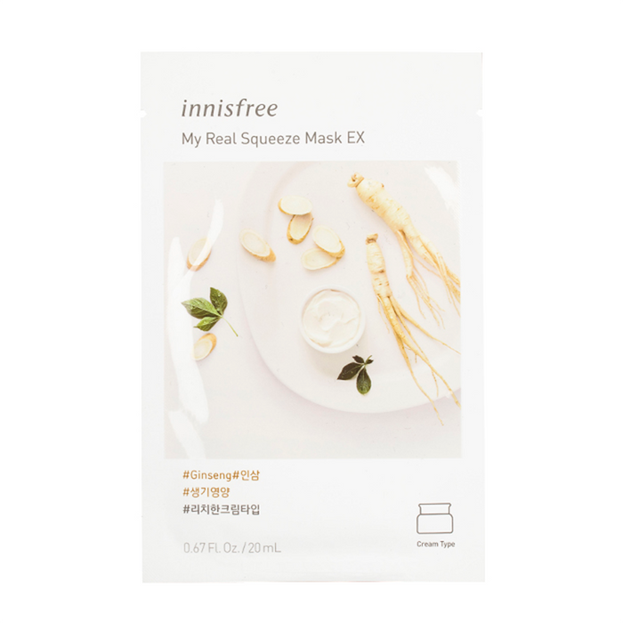 Innisfree - My Real Squeeze Masks EX - Ginseng