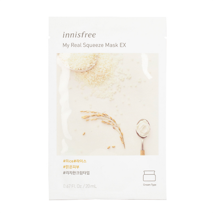 Innisfree - My Real Squeeze Masks EX - Rice