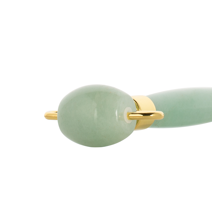Jade Roller for Face Body Facial Therapy Massager - Aventurine - Bottom