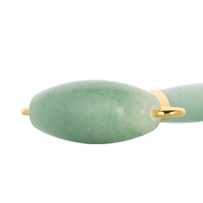 Jade Roller for Face Body Facial Therapy Massager - Aventurine - Top