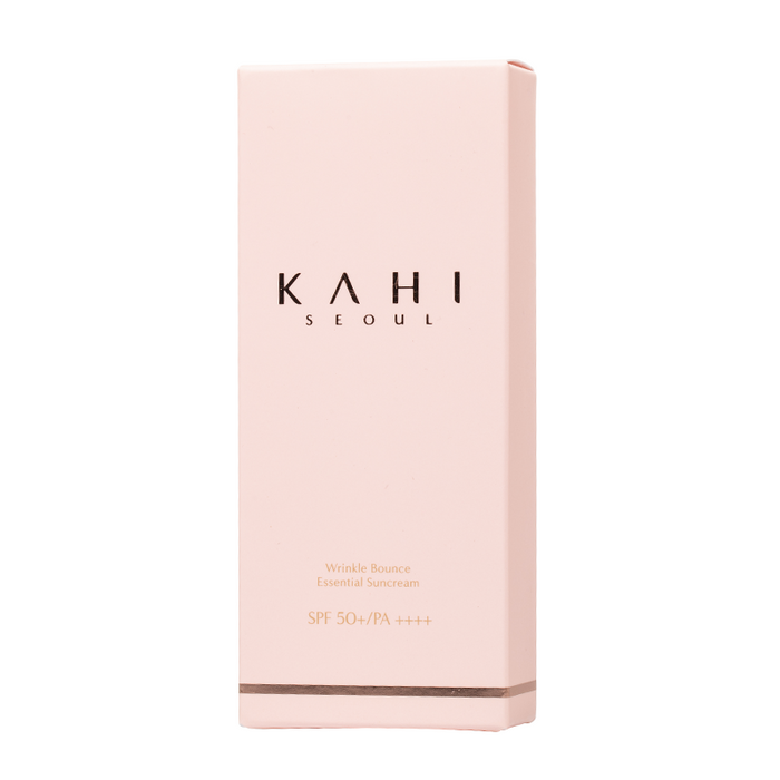 Kahi - Wrinkle Bounce Essential Suncream - Box Front