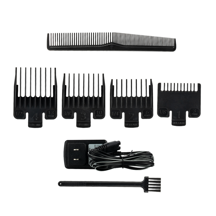 Kemei KM-1990 Professional Hair Clippers Trimmer Kit - Accessories