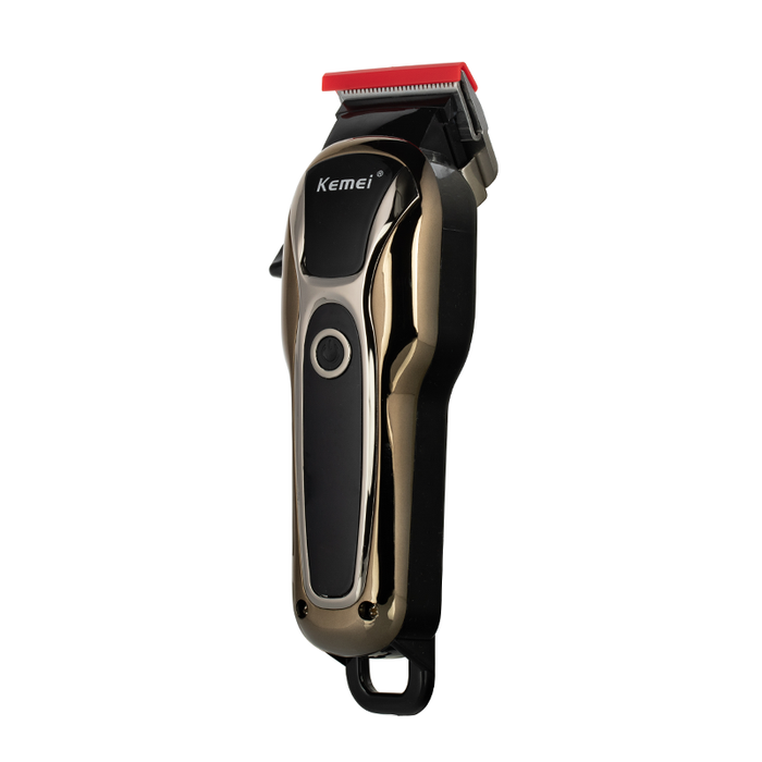 Kemei KM-1990 Professional Hair Clippers Trimmer Kit - Gold