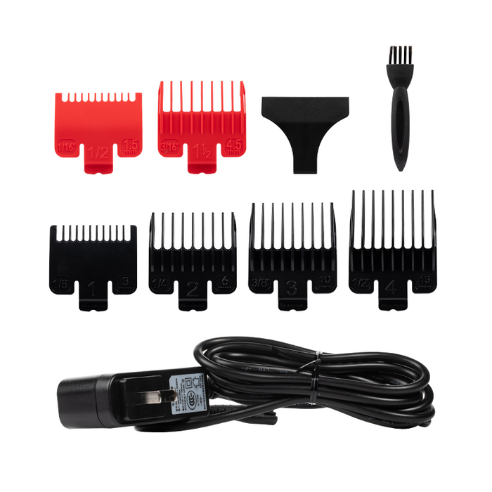 Kemei KM-2850 Professional Hair Clippers Trimmer Kit - Accessories