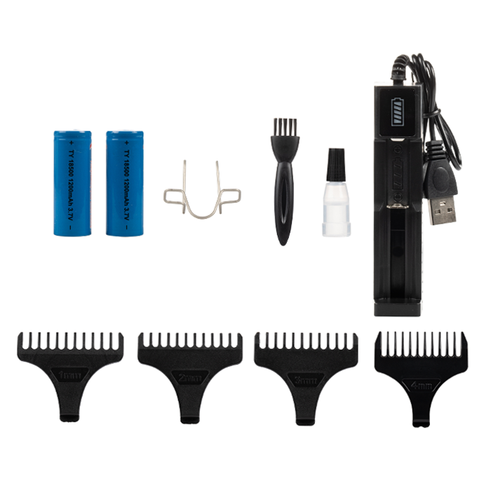 Kemei KM-1974A Professional Hair Clippers Trimmer Kit Accessories