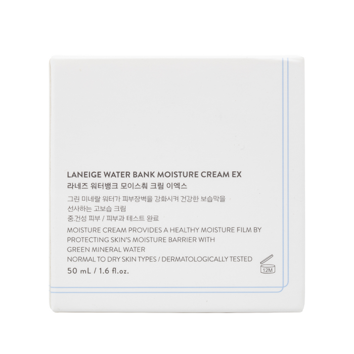 Laneige - Water Bank Moisture Cream EX - Box Back